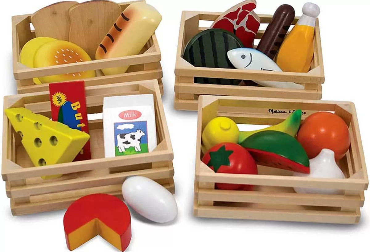 Melissa & Doug Aliments En Bois Groupes Alimentaires Discount