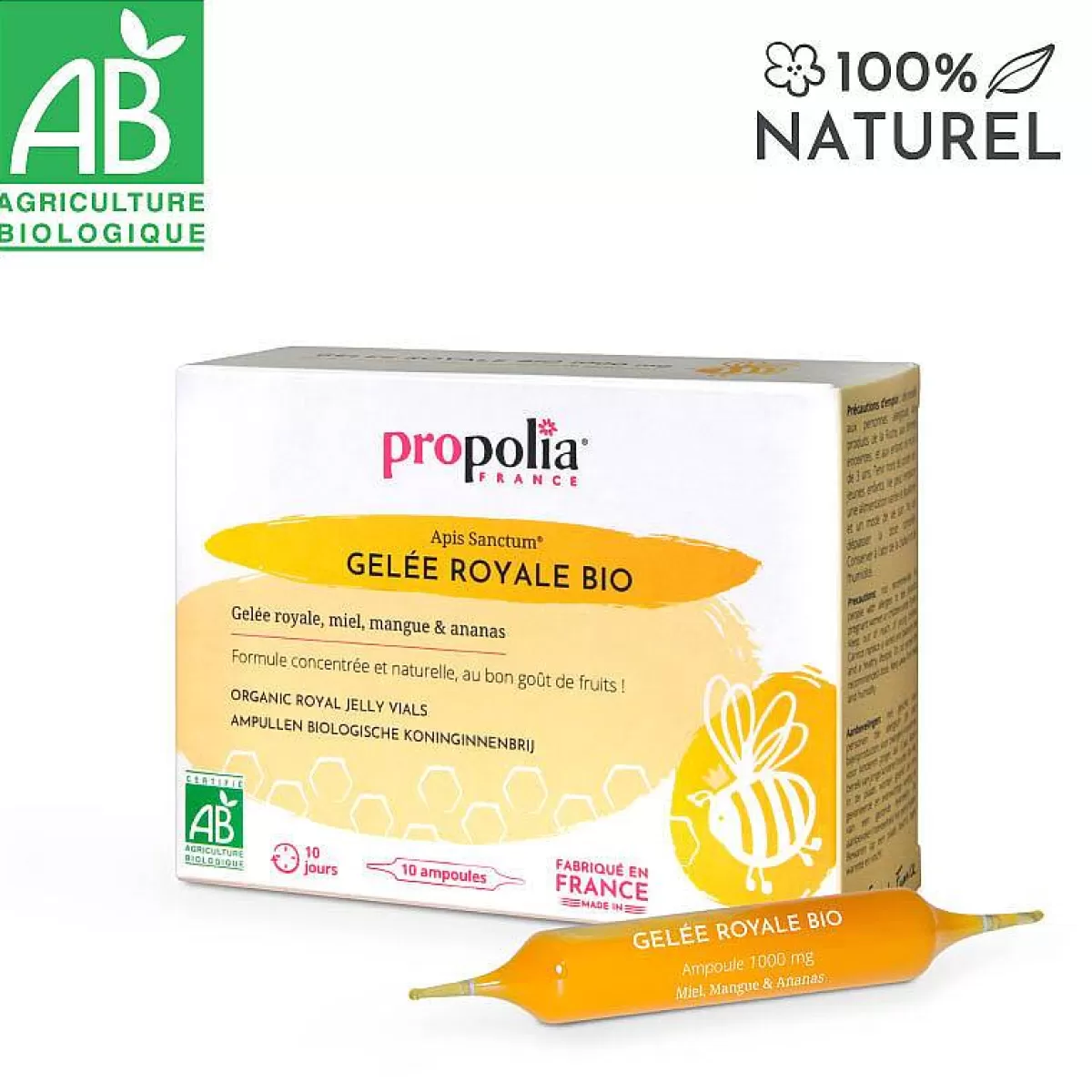 Propolia Ampoules De Gel E Royale Bio^ Apithérapie