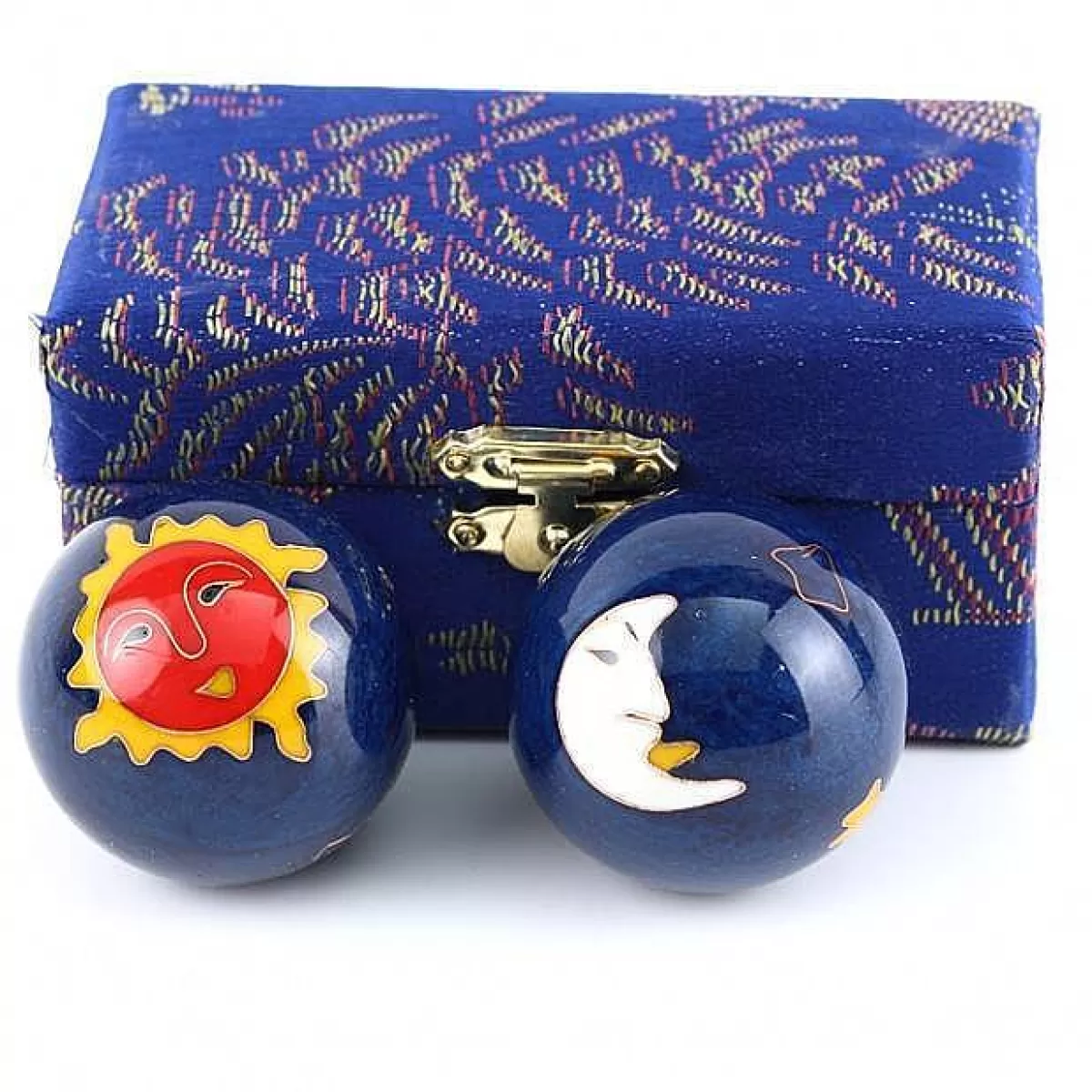 La chineuse Boules De Sante Qi Gong - D. 40 Mm^ Bol, Accessoires De Yoga