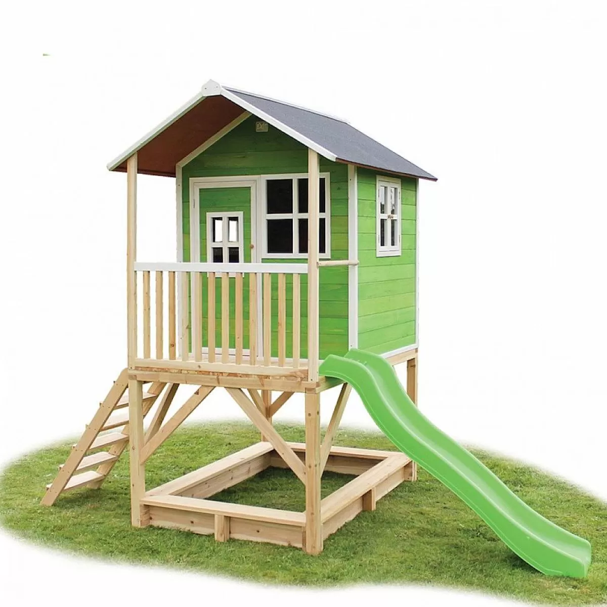 Exit Cabane Bois Loft 500 Verte^ Cabanes Et Mobilier