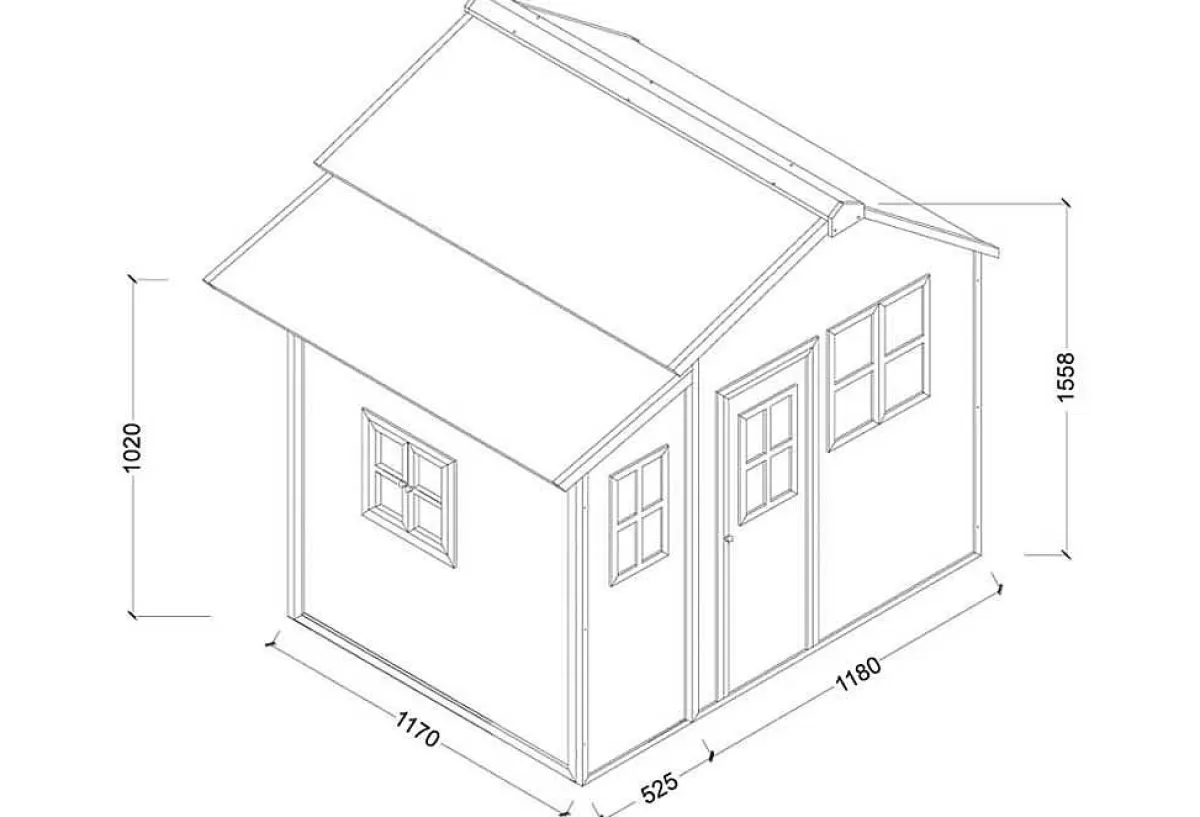 Exit Cabane Enfant Bois Naturel Loft 150^ Cabanes Et Mobilier