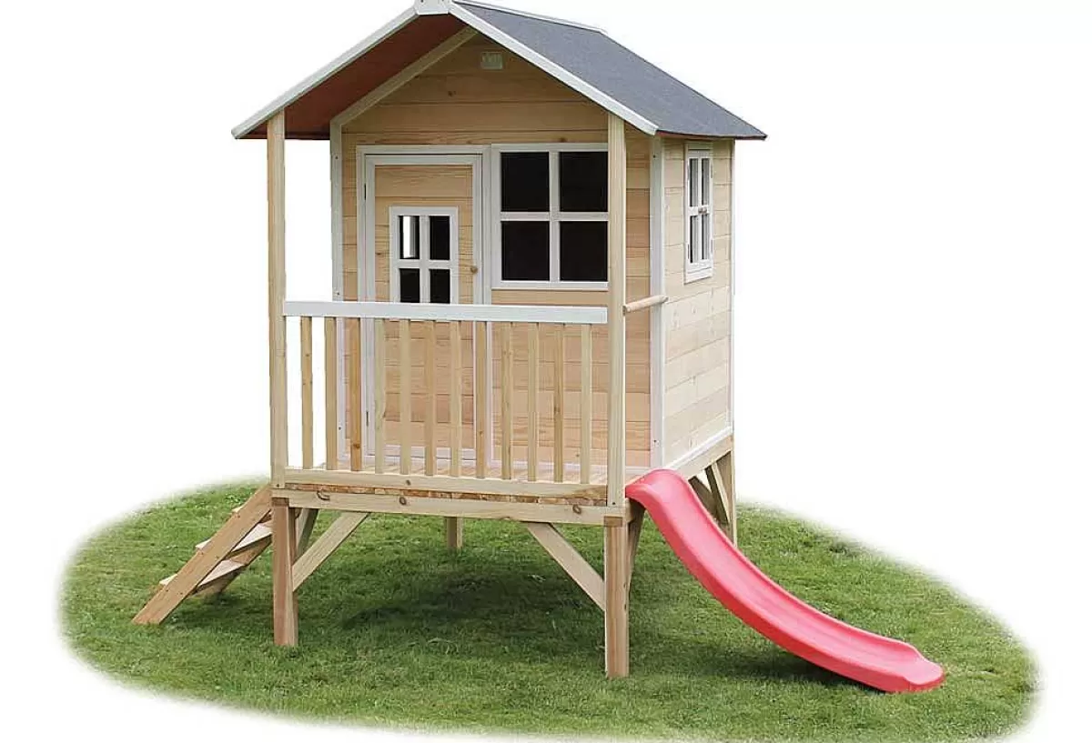 Exit Cabane Enfant Sur Pilotis Bois Naturel L^ Cabanes Et Mobilier