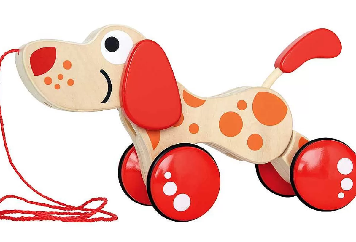 HAPE Chien Tirer En Bois Fashion