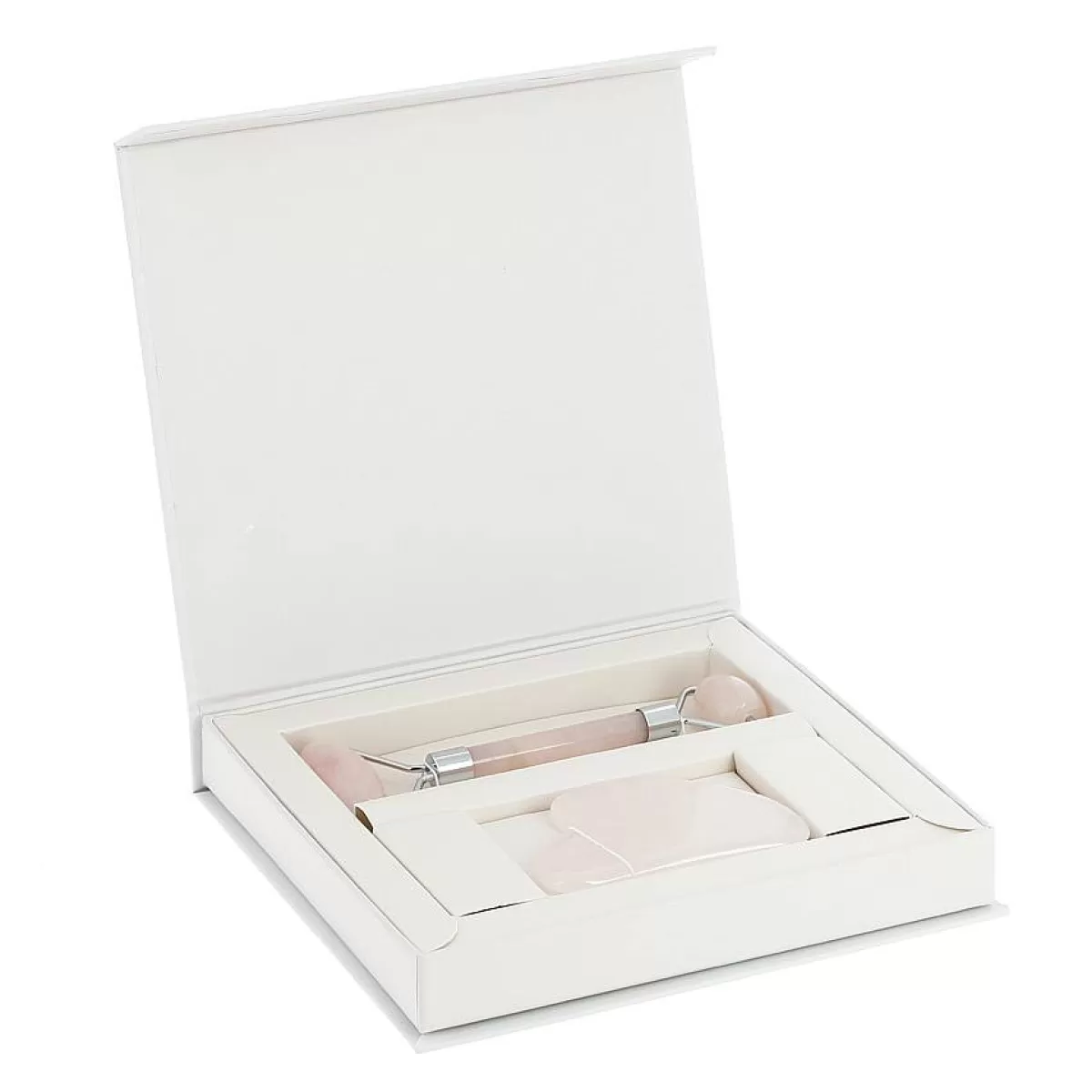 Nature & Découvertes Coffret Roll On Et Gua Sha Quartz Rose^ Coffrets Massage