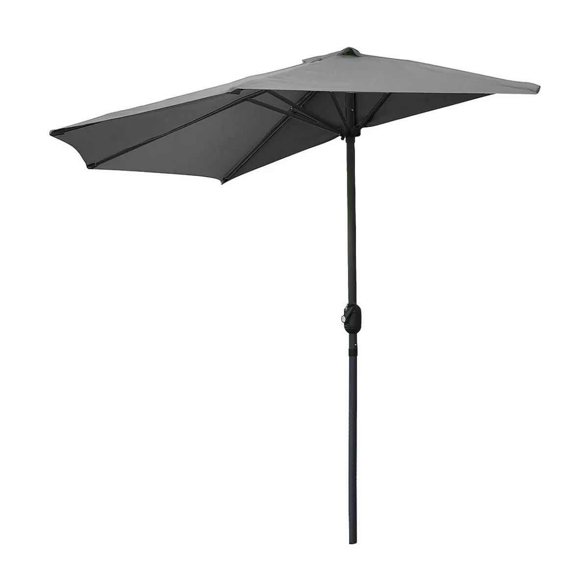 Cémonjardin Demi-Parasol Anthracite Adossant^ Parasols Et Tonnelles