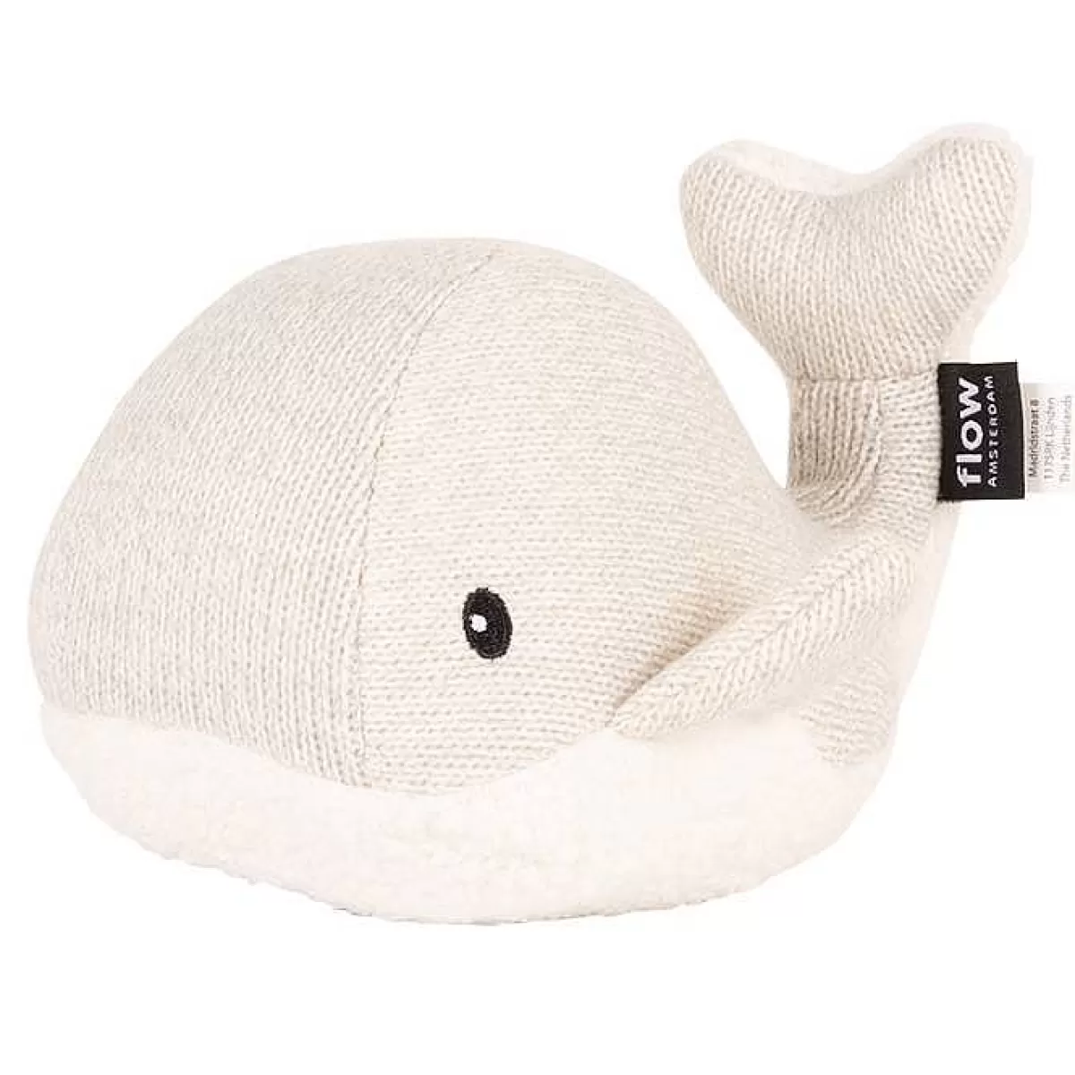 FLOW Doudou Battements De Coeur Baleine Grise Shop