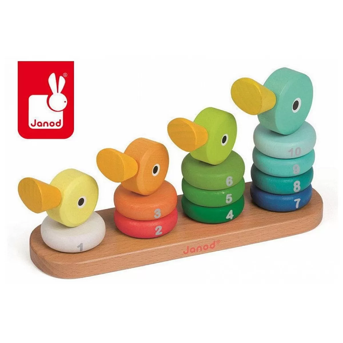 Juratoys-Janod Empilable Duck Family Outlet