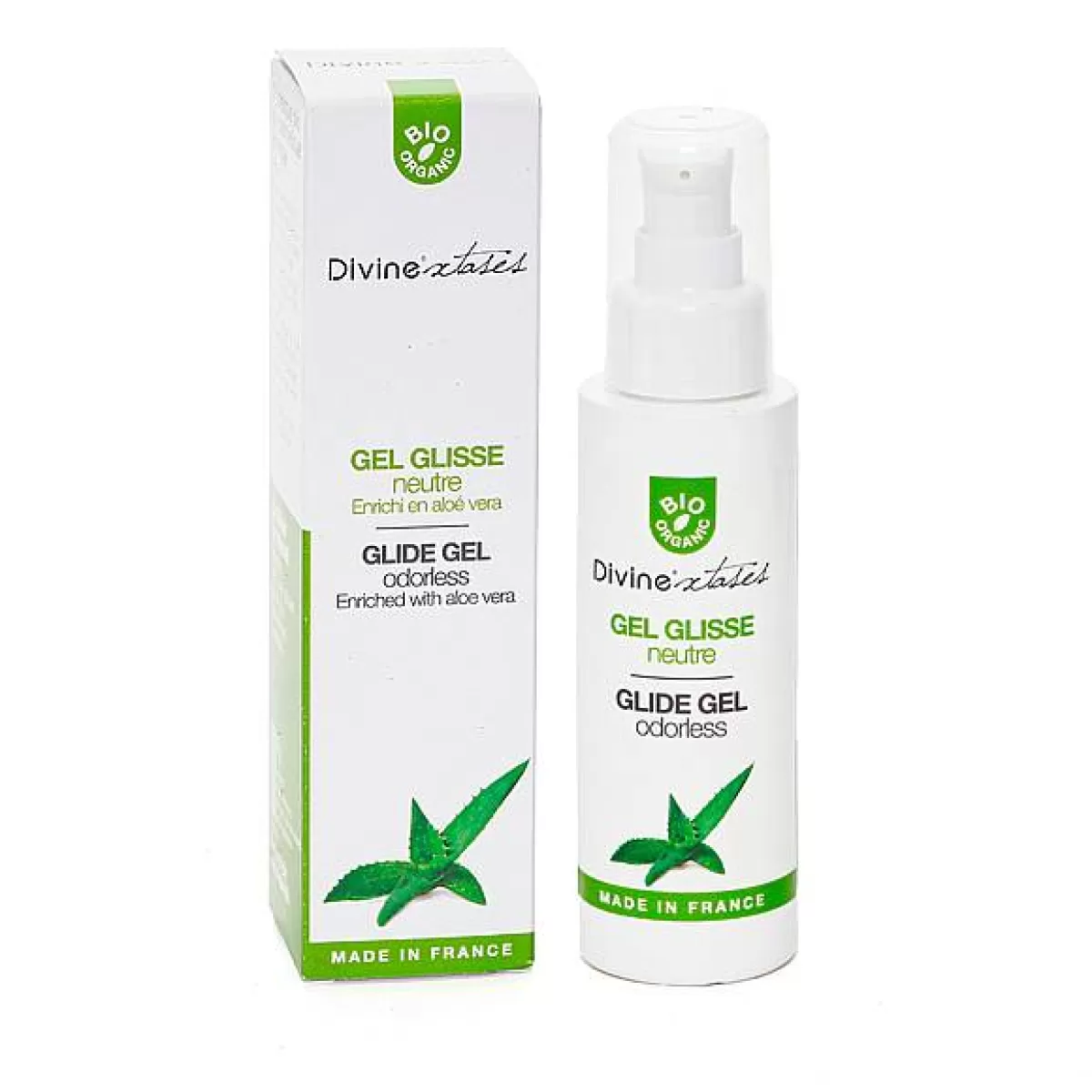 Divinextases Gel Glisse Neutre Bio^ Huile De Massage