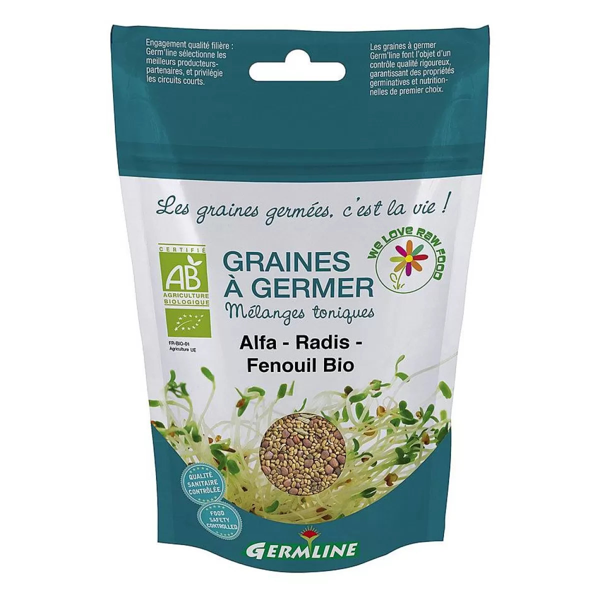 Germline Graines Germer Alfalfa - Radis - Fenou^ Germoirs