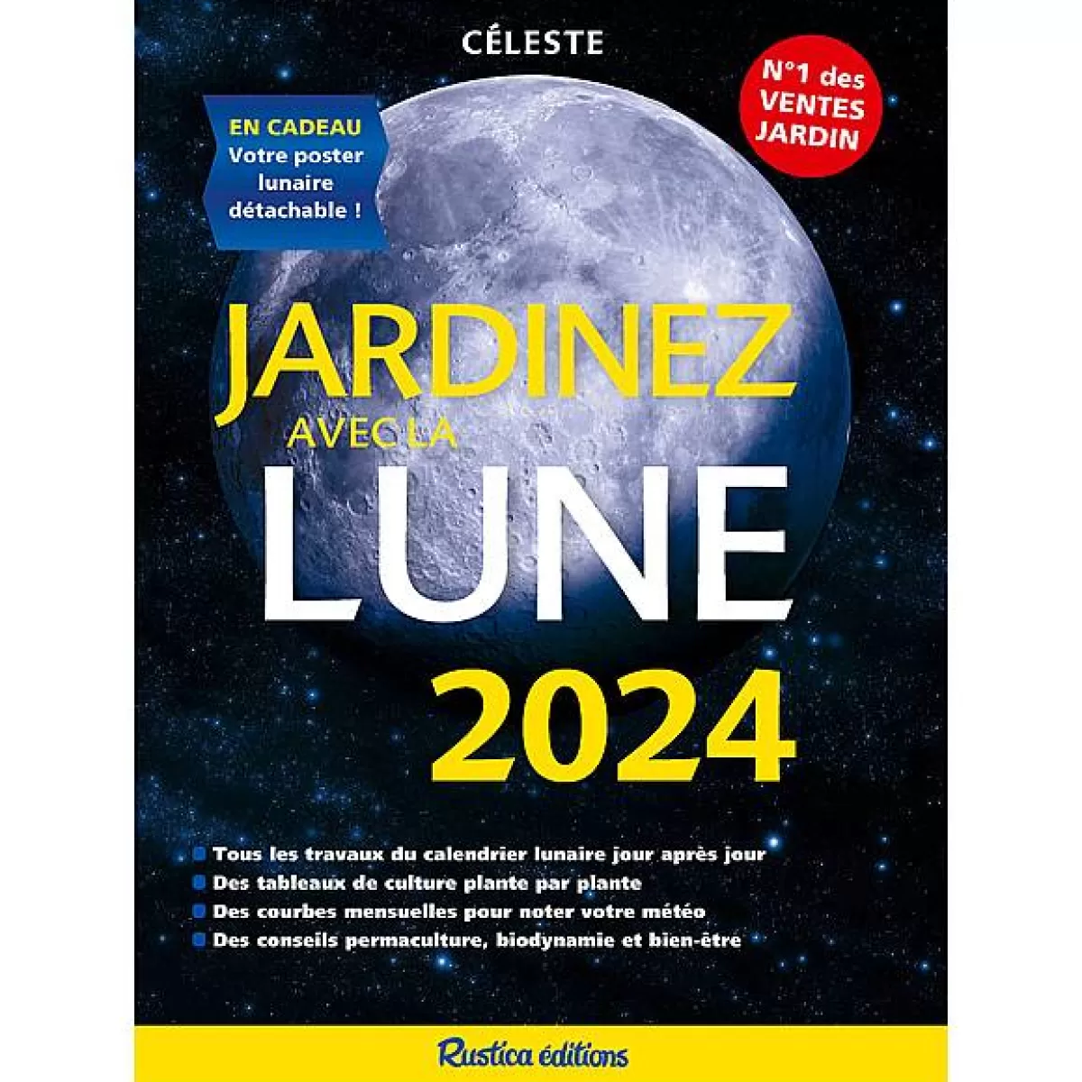 Éditions Rustica Jardinez Avec La Lune 2024^ Livres Jardinage