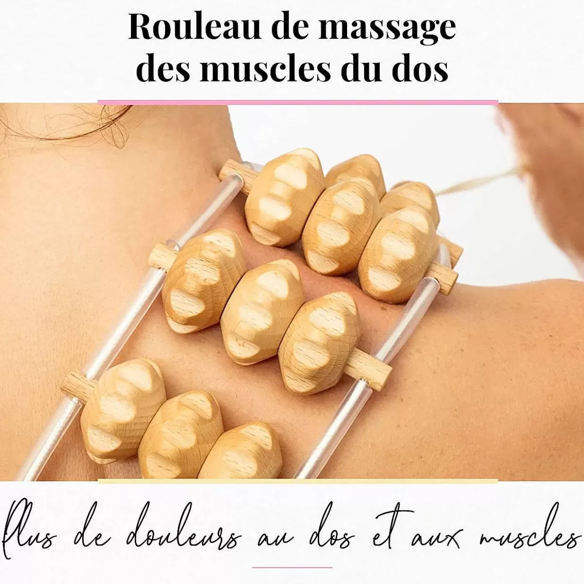 tuuli Masseur Pour Dos Appareil Massage Bois^ Matériel, Accessoire De Massage