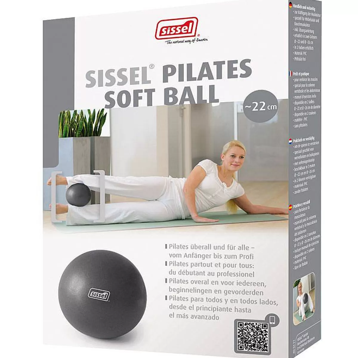 SisselFrance Pilates Soft Balls Sissel 22 Cm Gris^ Matériel Pilates