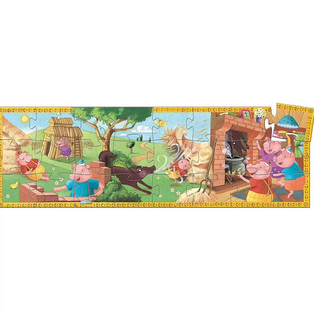 Djeco Puzzle Silhouette +3Y 24Pcs Les Trois Pe Cheap