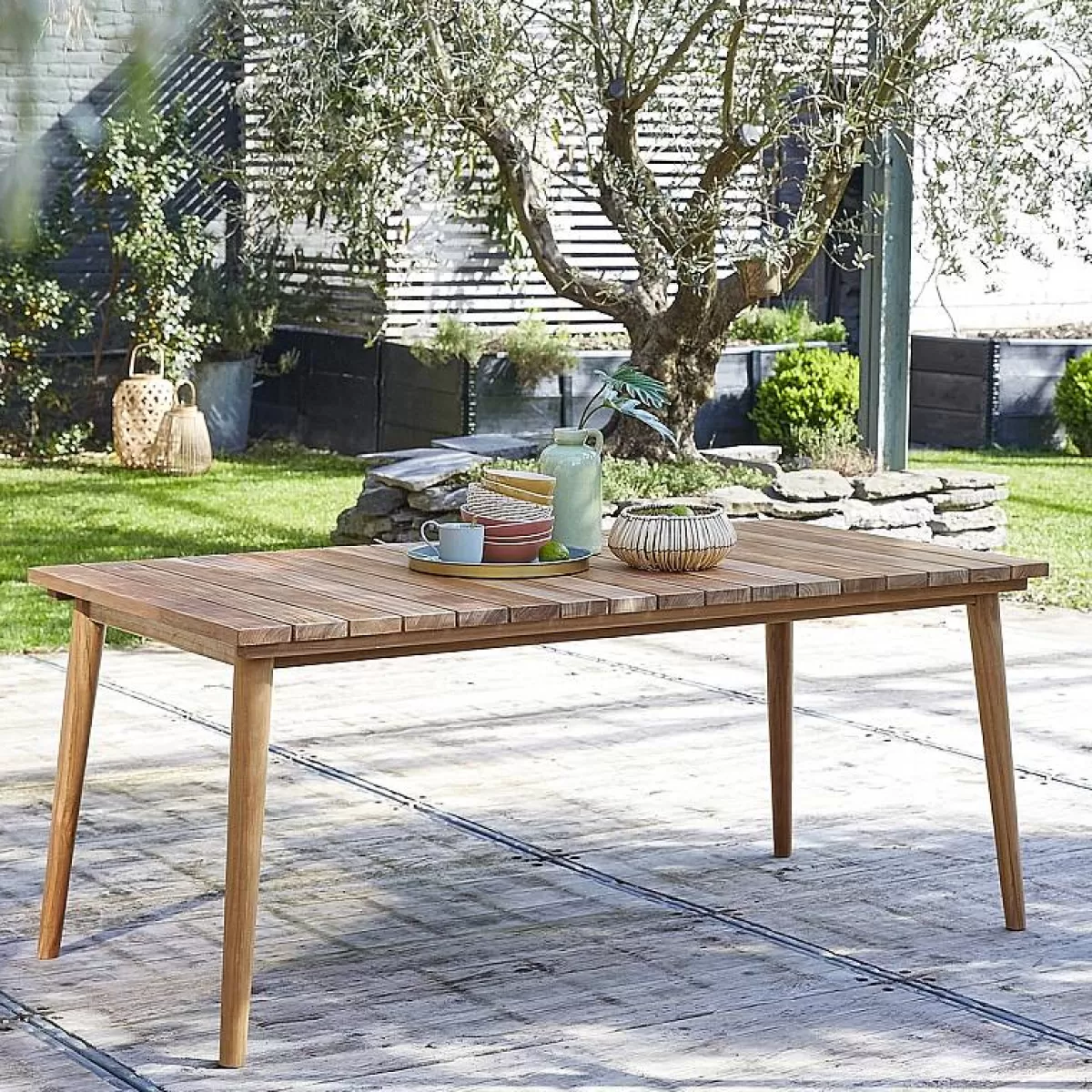 BOIS DESSUS BOIS DESSOUS Table De Jardin En Teck 6 8 Places^ Table De Jardin